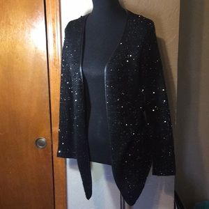 Beautiful boutique lace cardigan sweater small